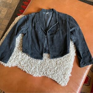 Denim Cropped Jacket